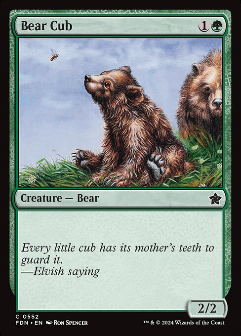 Bear Cub (552) [Foundations]