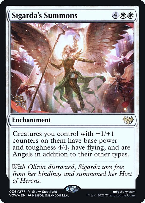Sigarda's Summons (36s) [Innistrad: Crimson Vow Promos]