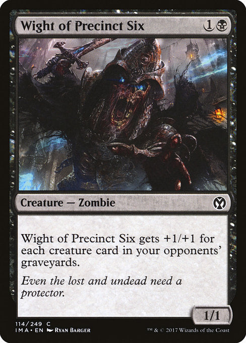 Wight of Precinct Six (114) [Iconic Masters]
