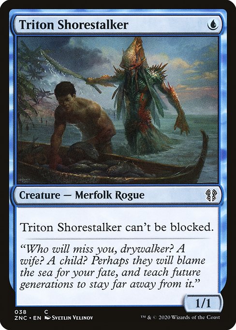 Triton Shorestalker (38) [Zendikar Rising Commander]