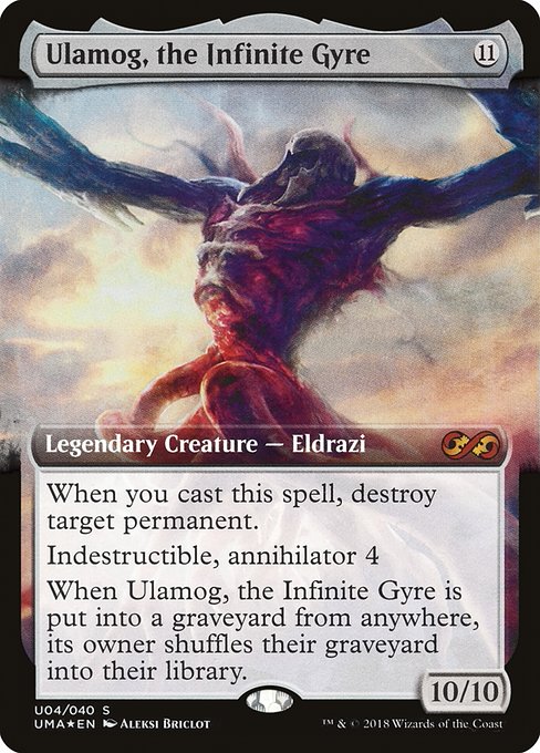 Ulamog, the Infinite Gyre (U4) [Ultimate Box Topper] [Extended Art]