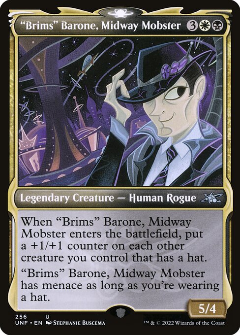 "Brims" Barone, Midway Mobster (256) [Unfinity] [Showcase]