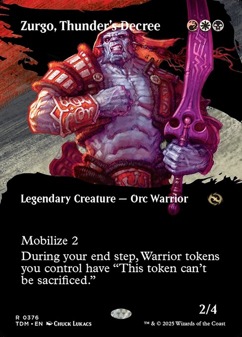 Zurgo, Thunder's Decree (376) [Tarkir: Dragonstorm]
