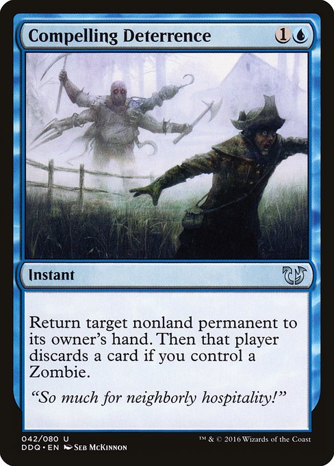 Compelling Deterrence (42) [Duel Decks: Blessed vs. Cursed]