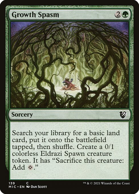 Growth Spasm (139) [Midnight Hunt Commander]