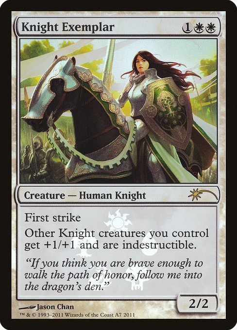 Knight Exemplar (A7) [Magic 2011 Promos]