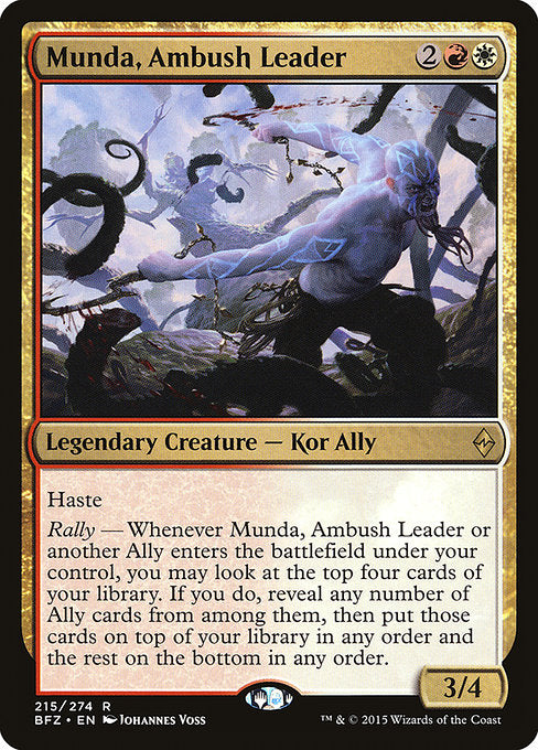 Munda, Ambush Leader (215) [Battle for Zendikar]