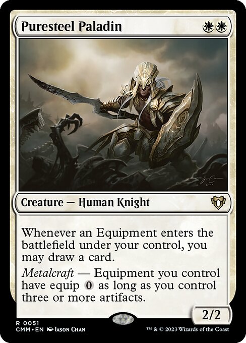 Puresteel Paladin (51) [Commander Masters]