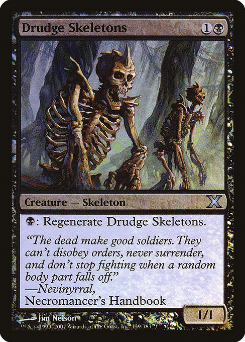 Drudge Skeletons (139★) [Tenth Edition]