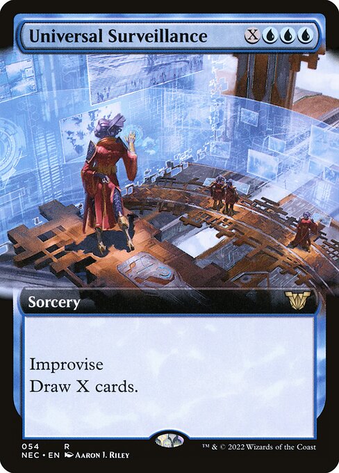 Universal Surveillance (54) [Neon Dynasty Commander] [Extended Art]
