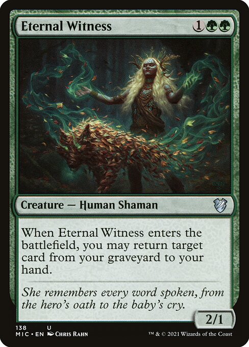 Eternal Witness (138) [Midnight Hunt Commander]