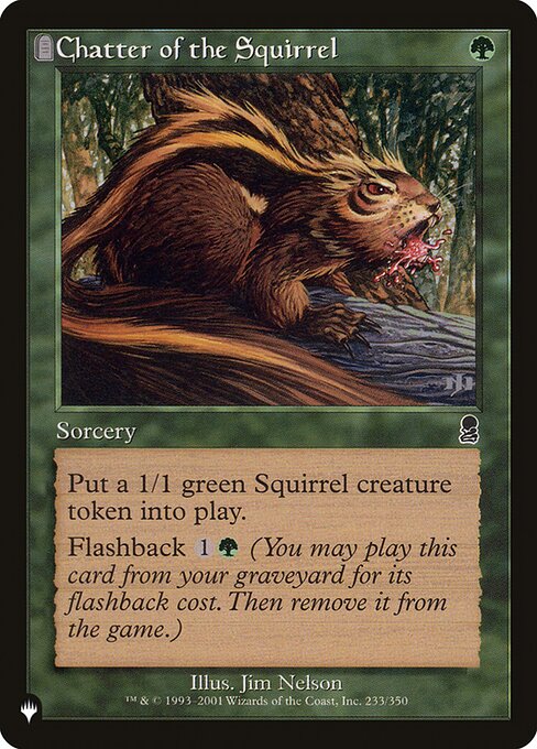 Chatter of the Squirrel (ODY-233) [The List]