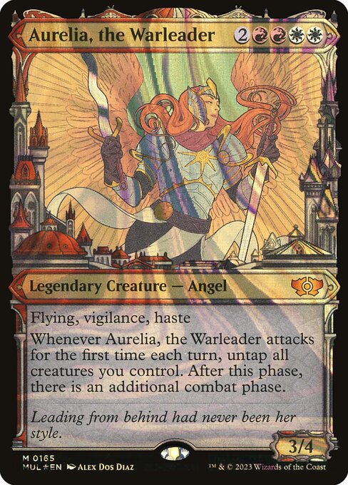 Aurelia, the Warleader (165) [Multiverse Legends] [Showcase]