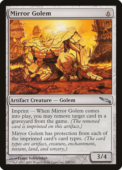 Mirror Golem (208) [Mirrodin]