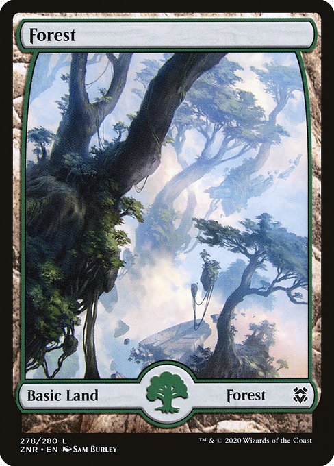 Forest (278) [Zendikar Rising] [Full Art]