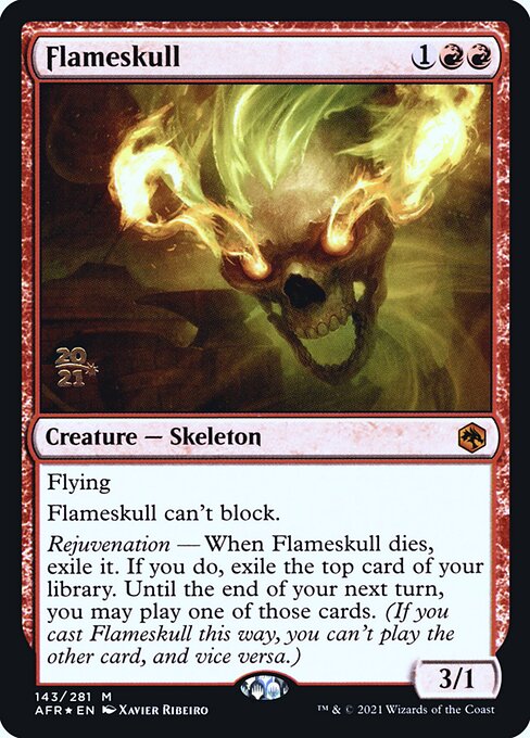 Flameskull (143s) [Adventures in the Forgotten Realms Promos]