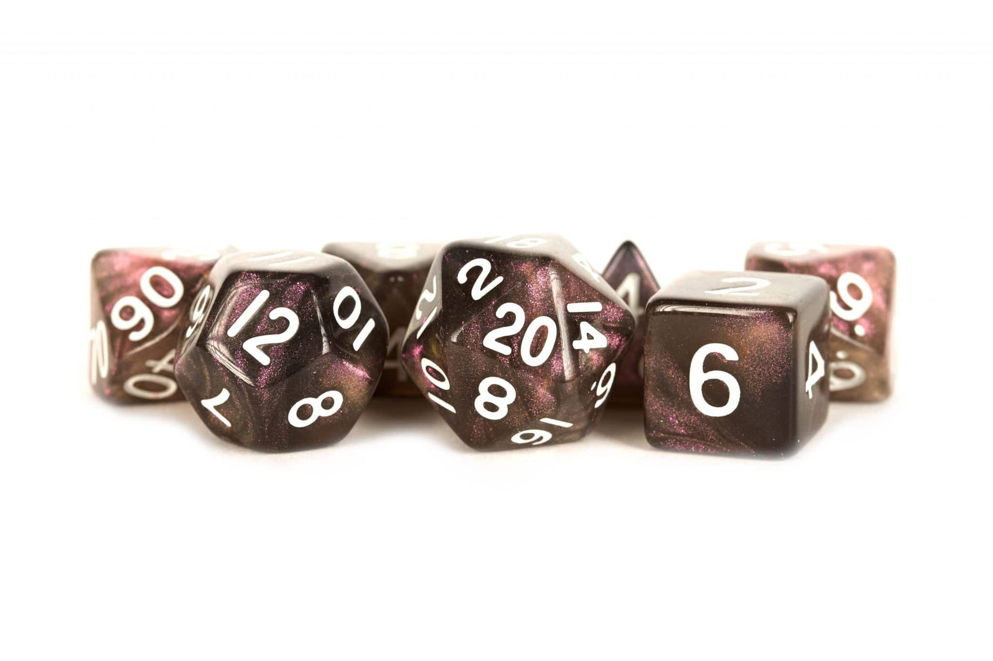 Stardust Supervolcano Poly Dice Set image 0