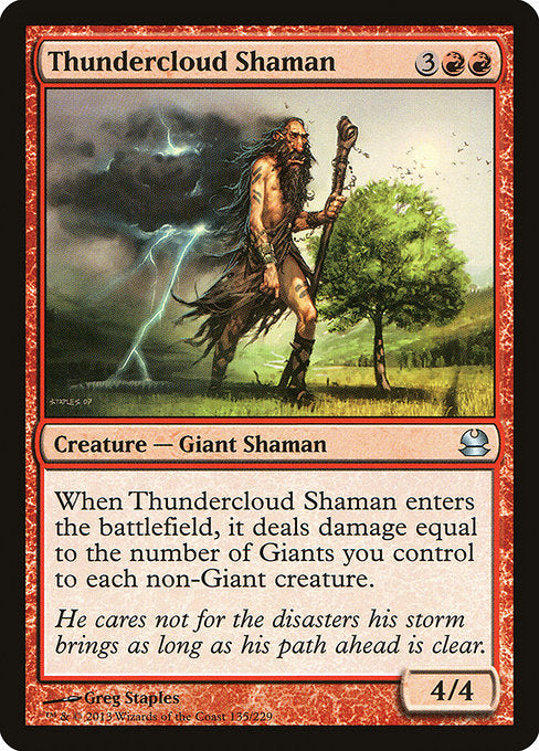 Thundercloud Shaman (135) [Modern Masters]