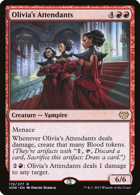 Olivia's Attendants (172) [Innistrad: Crimson Vow]