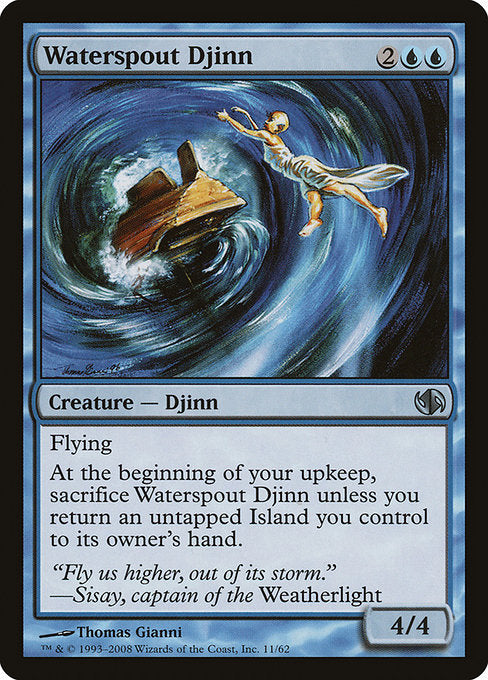 Waterspout Djinn (11) [Duel Decks: Jace vs. Chandra]