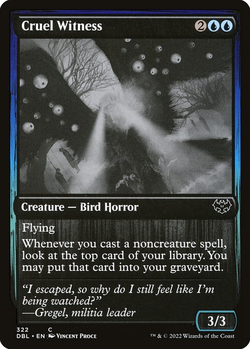 Cruel Witness (322) [Innistrad: Double Feature]
