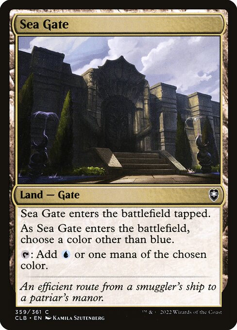 Sea Gate (359) [Commander Legends: Battle for Baldur's Gate]