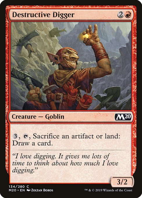 Destructive Digger (134) [Core Set 2020]