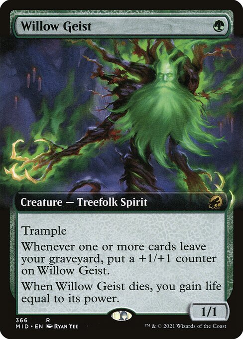 Willow Geist (366) [Innistrad: Midnight Hunt] [Extended Art]