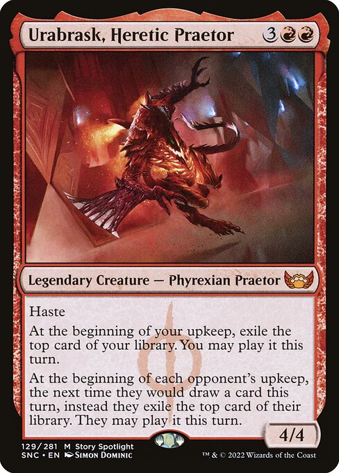 Urabrask, Heretic Praetor (129) [Streets of New Capenna]