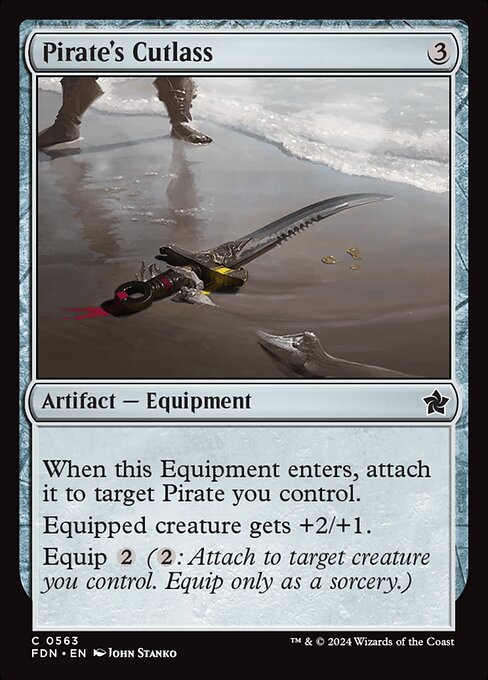 Pirate's Cutlass (563) [Foundations]