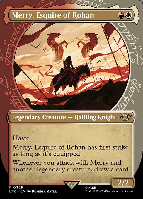 Merry, Esquire of Rohan (325) [The Lord of the Rings: Tales of Middle-earth] [Showcase, Borderless]