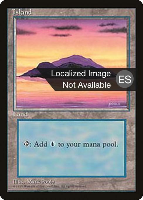 Island (367) [Fourth Edition Foreign Black Border]