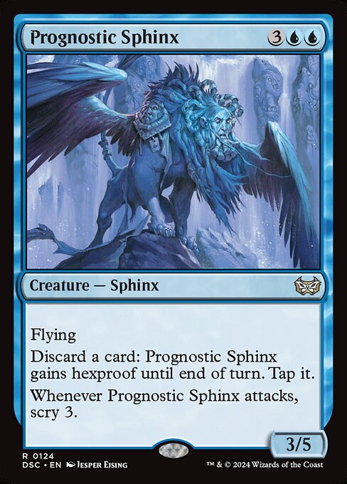 Prognostic Sphinx (124) [Duskmourn: House of Horror Commander]