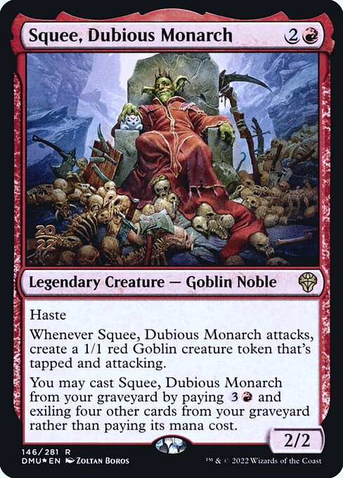 Squee, Dubious Monarch (146s) [Dominaria United Promos]
