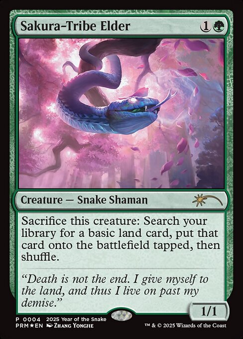 Sakura-Tribe Elder (4) [Year of the Snake 2025]