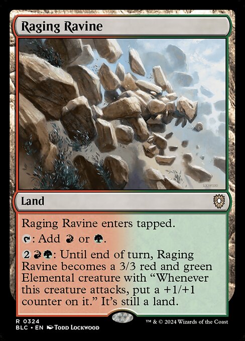 Raging Ravine (324) [Bloomburrow Commander]