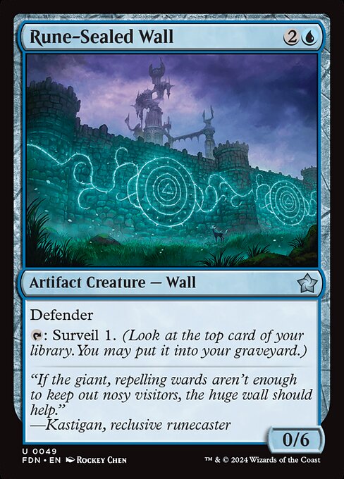 Rune-Sealed Wall (49) [Foundations]