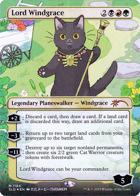 Lord Windgrace (1184) [Secret Lair Drop] [Borderless]