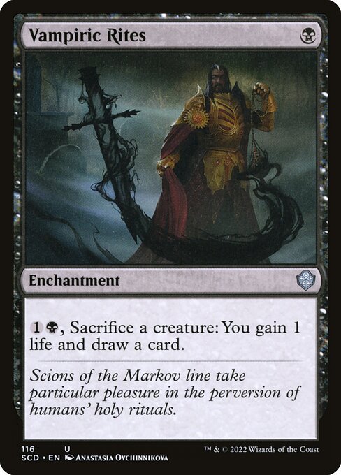 Vampiric Rites (116) [Starter Commander Decks]