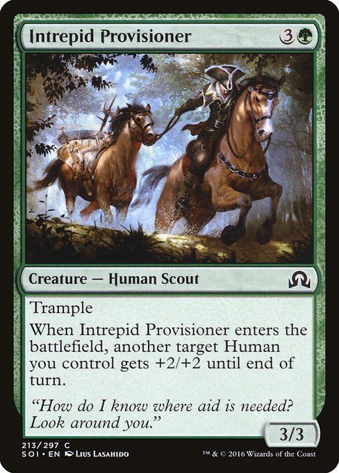 Intrepid Provisioner (213) [Shadows over Innistrad]