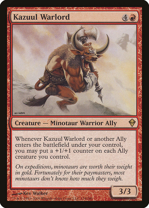 Kazuul Warlord (134) [Zendikar]