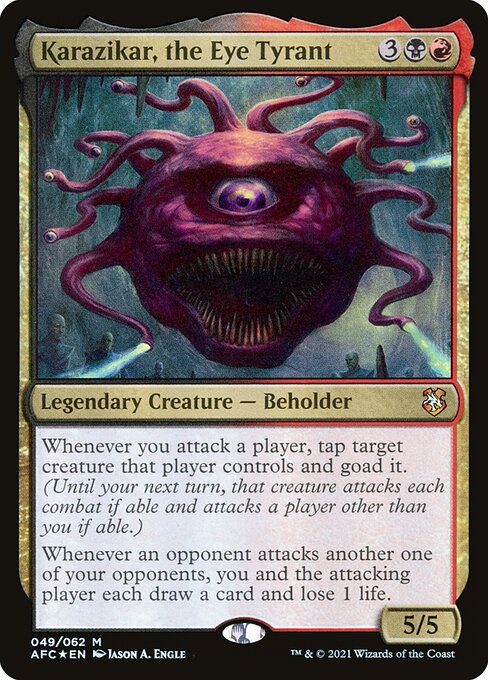 Karazikar, the Eye Tyrant (49) [Forgotten Realms Commander]