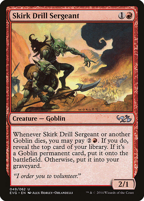 Skirk Drill Sergeant (49) [Duel Decks Anthology: Elves vs. Goblins]