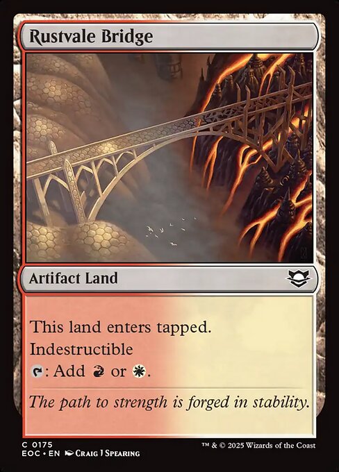 Rustvale Bridge (175) [Edge of Eternities Commander]
