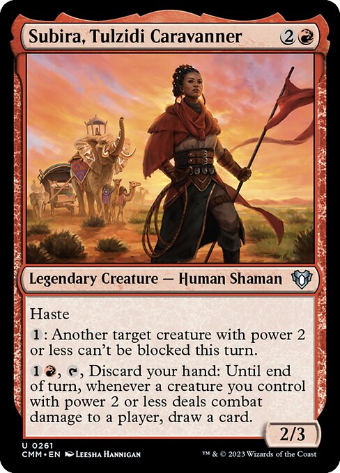 Subira, Tulzidi Caravanner (261) [Commander Masters]