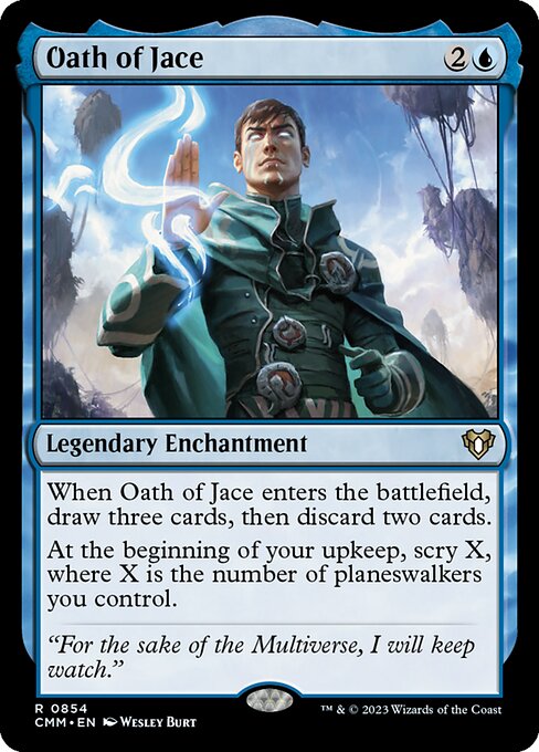 Oath of Jace (854) [Commander Masters]
