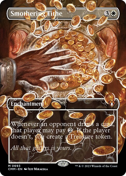 Smothering Tithe (693) [Commander Masters] [Borderless]