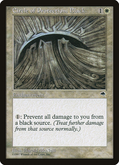 Circle of Protection: Black (8) [Tempest]