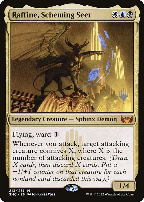 Raffine, Scheming Seer (213p) [Streets of New Capenna Promos]