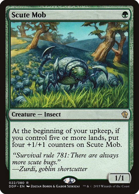 Scute Mob (22) [Duel Decks: Zendikar vs. Eldrazi]